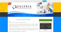 Desktop Screenshot of galeria-sandomierz.pl