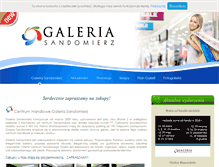 Tablet Screenshot of galeria-sandomierz.pl